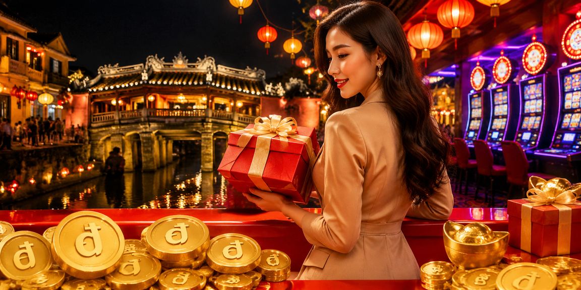 Người chơi thể thao trực tuyến tại Hội An vào buổi tối