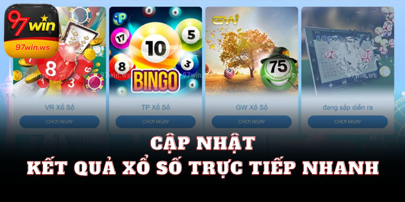 Cập nhật kết quả xổ số trực tiếp nhanh